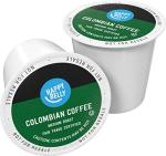 Amazon Brand - Happy Belly Medium Roast Coffee Pods, Colombian, Compatible with Keurig 2.0 K-Cup Brewers, 100 Count