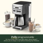 Cuisinart Personal Brew 10-Cup Thermal Coffee Maker, Fully Automatic Programmable Coffee Machine with Hot or Over Ice Options, Brew Strength Control, 52 Ounce Removable Water Reservoir, DCC-10