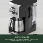 Cuisinart Personal Brew 10-Cup Thermal Coffee Maker, Fully Automatic Programmable Coffee Machine with Hot or Over Ice Options, Brew Strength Control, 52 Ounce Removable Water Reservoir, DCC-10