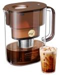 Waterdrop Cold Brew Coffee Maker with 1 Magnesium Water Filter for Well-Balanced Acidity, Unlocks Aroma, BPA-Free Cold Brew Pitcher, Stainless Steel Filter for Iced Coffee, Tea, Lemonade, Brown