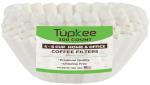 Tupkee Coffee Filters 4-6 Cups - 200 Count, Junior Basket Style, White Paper, Chlorine Free 5 Cup Coffee Filter, Made in the USA