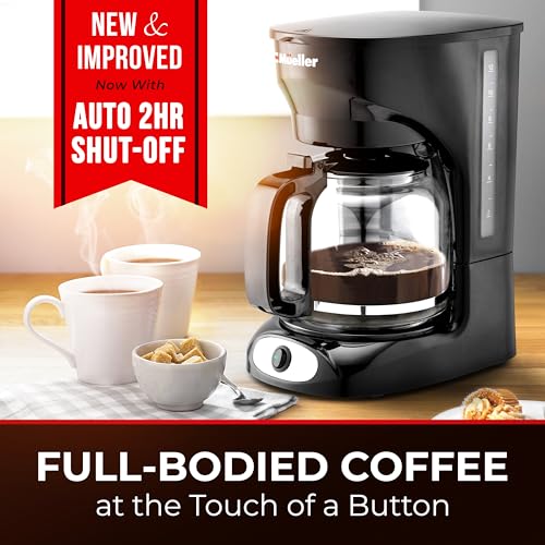 Mueller 12-Cup Drip Coffee Maker: Auto Warm Feature, Anti-Drip