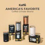 Kaffe KF2010 Black Electric Coffee Grinder, 3oz