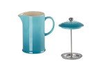 Le Creuset Stoneware Coffee Press, 1L, Caribbean