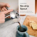 Stainless Steel Double-Walled French Press - 17 Oz