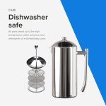 Stainless Steel Double-Walled French Press - 17 Oz