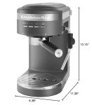 Matte Charcoal Grey KitchenAid Espresso Machine