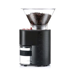 Bodum Bistro Black Electric Burr Coffee Grinder