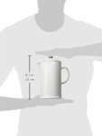 Le Creuset 34 oz. White Stoneware French Press
