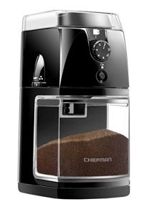 Chefman Electric Burr Coffee Grinder with 17 Settings