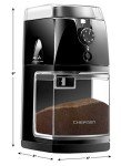 Chefman Electric Burr Coffee Grinder with 17 Settings