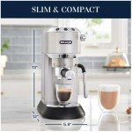 De'Longhi Dedica Arte Espresso Machine with Milk Frother