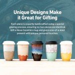 Nova Ceramics Reusable Travel Coffee Mug – Black