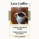 Vintage Japanese Style Ceramic Coffee Mug Set (2)