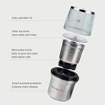 Secura Electric Coffee and Spice Grinder with 2 Bowls