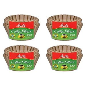 Melitta 400 Count Brown Basket Coffee Filters