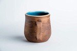 Handmade Blue Ceramic Coffee and Tea Mug