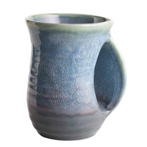 GUTE Handmade Ceramic Hand Warmer Mug - Lagoon Blue