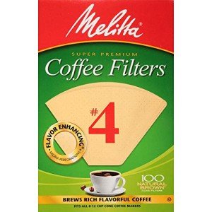 Melitta No. 4 Brown Paper Coffee Filters