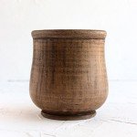 Handmade Brown Ceramic Coffee Mug - 8.5 oz