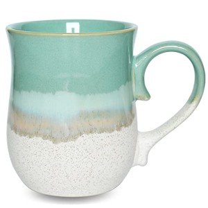 Bosmarlin 20 Oz Mint Green Ceramic Coffee Mug