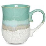 Bosmarlin 20 Oz Mint Green Ceramic Coffee Mug