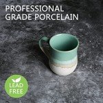 Bosmarlin 20 Oz Mint Green Ceramic Coffee Mug