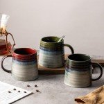 Handmade 16oz Ceramic Coffee Mug - Transmutation Glaze