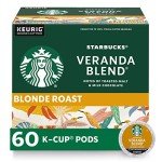 Starbucks Blonde Roast K-Cup Pods - 60 Count