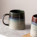 Handmade 16oz Ceramic Coffee Mug - Transmutation Glaze