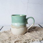Bosmarlin 20 Oz Mint Green Ceramic Coffee Mug