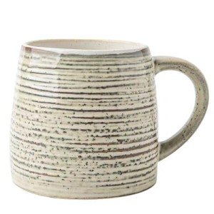 Handmade 15oz Ceramic Coffee Mug - Vintage Grey