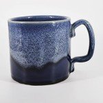 Ol' Blue SnowSwept Handmade Ceramic Coffee Mug 14oz