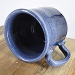 Ol' Blue SnowSwept Handmade Ceramic Coffee Mug 14oz