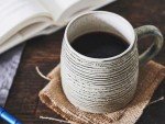 Handmade 15oz Ceramic Coffee Mug - Vintage Grey