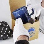 Ol' Blue SnowSwept Handmade Ceramic Coffee Mug 14oz