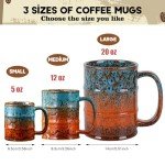 Large Ceramic Coffee Mug, 590 ml, Dishwasher Safe