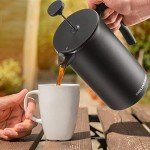 Stainless Steel Double Wall French Press Coffee Maker