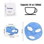 Koythin Cute Ceramic Coffee Mug with Saucer