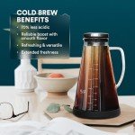 Airtight 1.5L Cold Brew and Iced Tea Maker