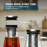 Airtight 1.5L Cold Brew and Iced Tea Maker