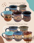 Ceramic Coffee Mug with Azul Mountain Scene 14oz