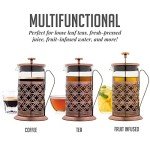 OVENTE 34oz French Press Coffee Maker with Scoop