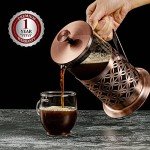 OVENTE 34oz French Press Coffee Maker with Scoop