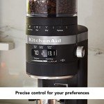 KitchenAid Black Matte Burr Coffee Grinder 10 Oz