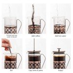 OVENTE 34oz French Press Coffee Maker with Scoop