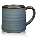 Fog Blue 18 Oz Ceramic Coffee Mug