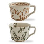 Handmade Rustic Ceramic Coffee Mug Set of 2
