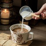 Handmade Rustic Ceramic Coffee Mug Set of 2