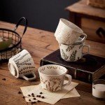 Handmade Rustic Ceramic Coffee Mug Set of 2